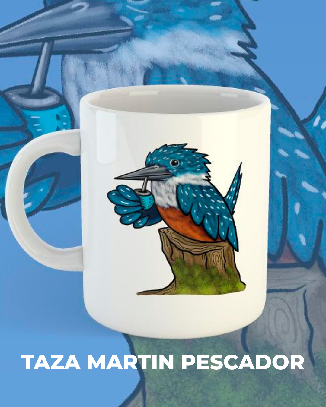 Taza Martín Pescador