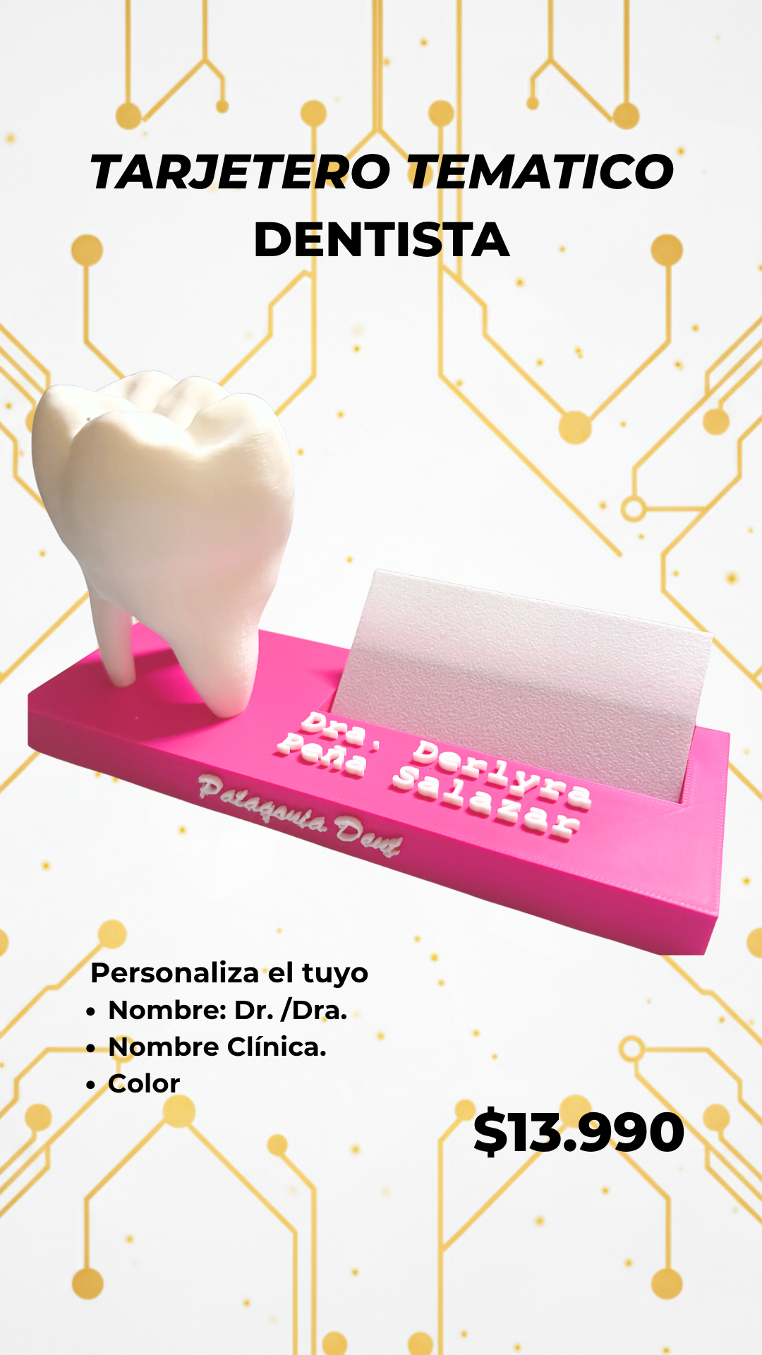 Tarjetero Dentista